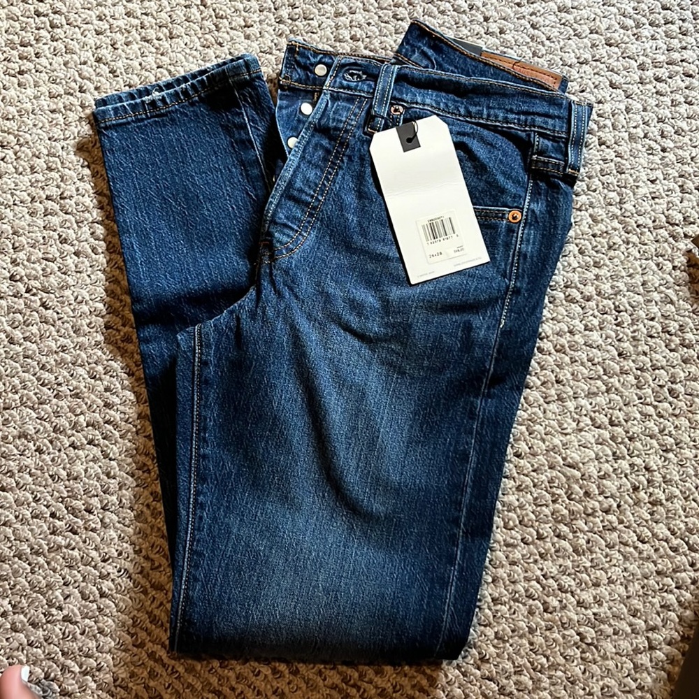 Levi’s 501 High Rise Skinny Jeans 26